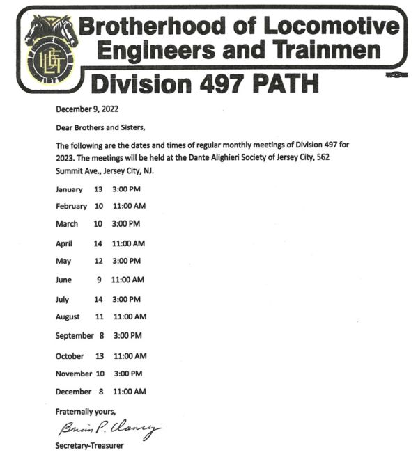 BLET Division 497 PATH